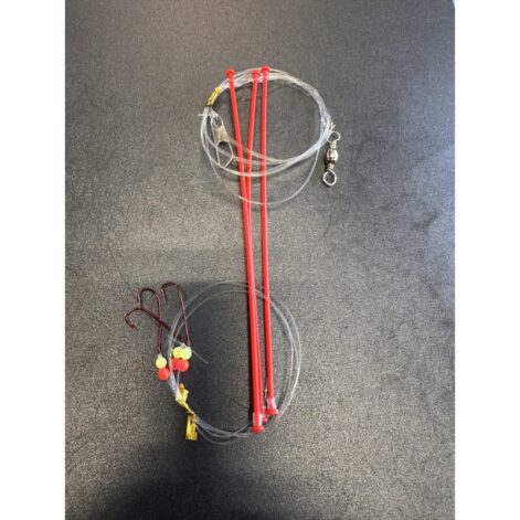 Rakendus Atora 3 lipsu, plastik õlgadega (9cm) konks #6/150cm