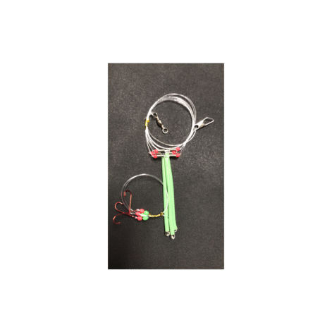 Rakendus Atora 3 lipsu, kaetud õlgadega (9cm) konks #4/150cm