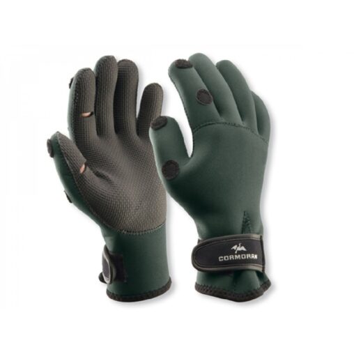 Neopreenkindad CORMORAN roheline/must 3,5mm L