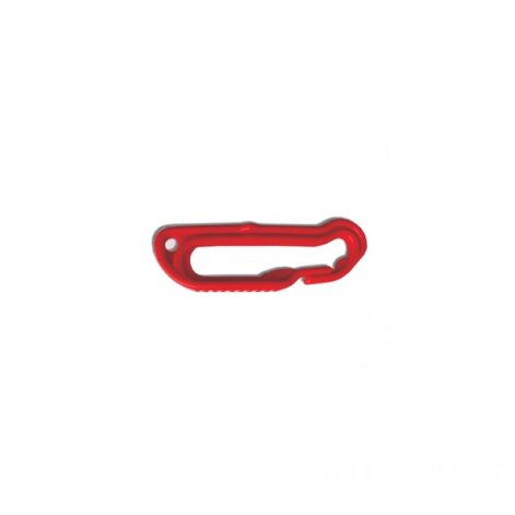 Haaklukk Ahti plastist 75mm punane (4tk)