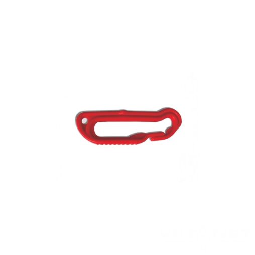 Haaklukk Ahti plastist 75mm punane (4tk)