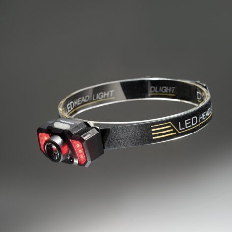 Tiross laetav pealamp 2W + punane LED - Image 2