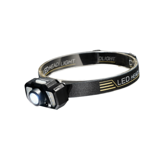 Tiross laetav pealamp 2W + punane LED