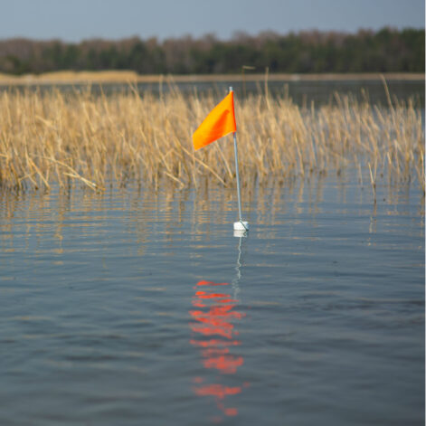 Märklipp MINI 112cm ühe lipuga