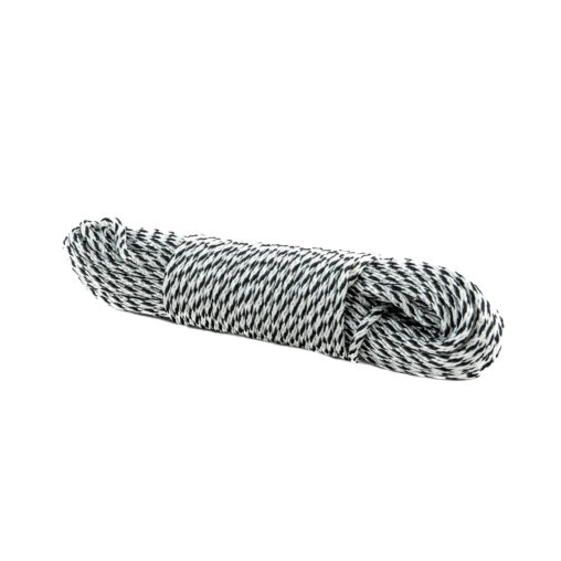 PA/PES Spiraalfall punutud köis 6,0mm KIRJU 20m