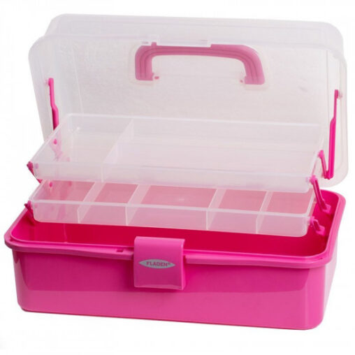Landikast 2-sahtliga roosa 33x20x15cm