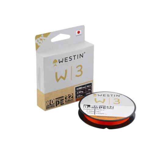 Nöör Westin W3 8-Braid Dutch Orange 135m/0.285mm/19.4kg