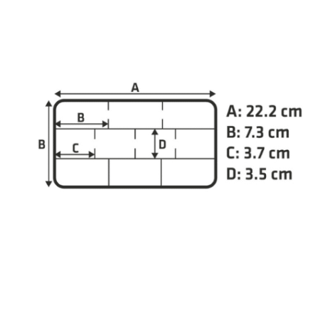 Landikarp Asseri 25,2x12,5x3,5cm - Image 2