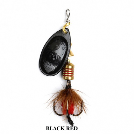 Lant Mepps Aglia Mouche Black Nr1/3,5g