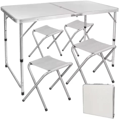 Laua ja toolide (4tk) komplekt